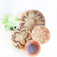 Woven Wall Basket Art Set of 4