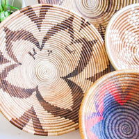 Woven Wall Basket Art Set of 4