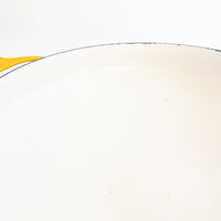 Midcentury Dansk Enamelware Pan Paella Pan Wok Made in Denmark