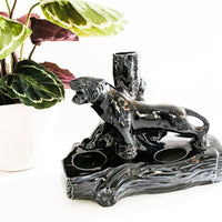 Ceramic Panther Planter