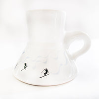 Bearly Surviving Porcelain Ski Dash Mug 1980's with Grip Bottom
