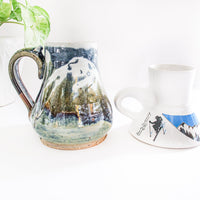 Bearly Surviving Porcelain Ski Dash Mug 1980's with Grip Bottom