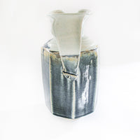 Geometric Hand Spun Pottery Ceramic Serving Pitcher