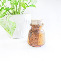Ceramic Spice Jar with Cork Lid