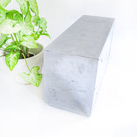 Chrome Midcentury Counter Top Kitchen Canister Cabinet