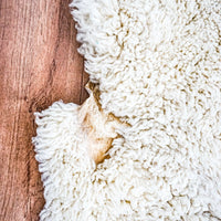 Sheep Skin Area Rug Throw