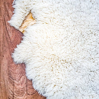 Sheep Skin Area Rug Throw