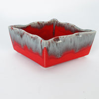 Volcano Ceramic Pottery Dish and Vase Made in the USA (2 Available and Sold Separately)