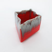 Volcano Ceramic Pottery Dish and Vase Made in the USA (2 Available and Sold Separately)