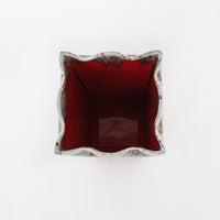 Volcano Ceramic Pottery Dish and Vase Made in the USA (2 Available and Sold Separately)