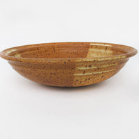 Dave Shaner Hand Spun Ceramic Pottery Serving Bowl Dish