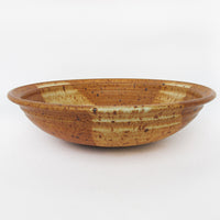 Dave Shaner Hand Spun Ceramic Pottery Serving Bowl Dish