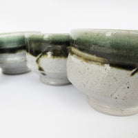 Green Glaze Ceramic Mug Cups (Sold in Sets of 4)