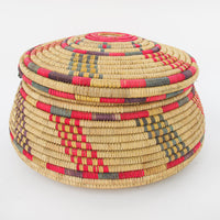 Woven Storage Basket with Lid