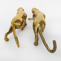 Art Deco Brass Cougar Panther Tiger Statues from Europe (1 LEFT - Sold Individually)