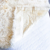 Alpaca Hide and Wool Rug Throw Blanket