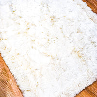 Alpaca Hide and Wool Rug Throw Blanket