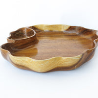 Monkey Pod Wood Serving Bowl Made in Honolulu Hawaii