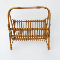 Bamboo Magazine Storage Rack