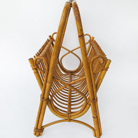 Bamboo Magazine Storage Rack