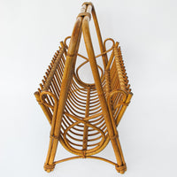 Bamboo Magazine Storage Rack