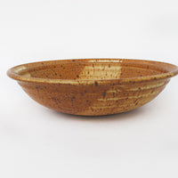 Dave Shaner Hand Spun Ceramic Pottery Serving Bowl Dish