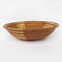 Dave Shaner Hand Spun Ceramic Pottery Serving Bowl Dish