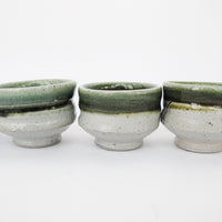 Green Glaze Ceramic Mug Cups (Sold in Sets of 4)