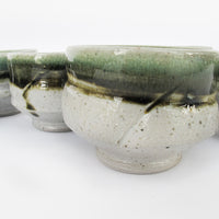 Green Glaze Ceramic Mug Cups (Sold in Sets of 4)