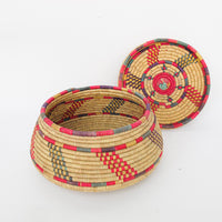 Woven Storage Basket with Lid
