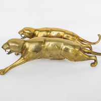 Art Deco Brass Cougar Panther Tiger Statues from Europe (1 LEFT - Sold Individually)