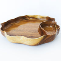 Monkey Pod Wood Serving Bowl Made in Honolulu Hawaii