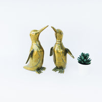 Brass Bow Tie Penguin Statue Figure Sculpture (2 Available and Sold Separately)