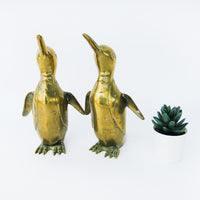 Brass Bow Tie Penguin Statue Figure Sculpture (2 Available and Sold Separately)
