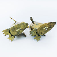 Brass Bow Tie Penguin Statue Figure Sculpture (2 Available and Sold Separately)