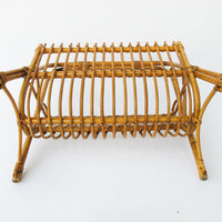Bamboo Magazine Storage Rack