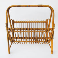 Bamboo Magazine Storage Rack