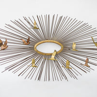 Starburst Curtis Jere Style Sculptural Wall Art