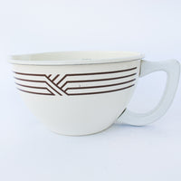 Mixing and Measuring Bowl with Spout - White, Linex Enamel, Made in Taiwan