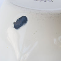 Mixing and Measuring Bowl with Spout - White, Linex Enamel, Made in Taiwan