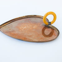 Chase Copper Tray with Bakelite Handle - Made in the USA