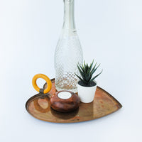 Chase Copper Tray with Bakelite Handle - Made in the USA