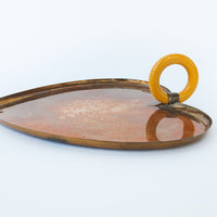Chase Copper Tray with Bakelite Handle - Made in the USA