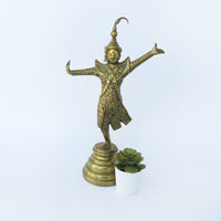 Brass Thai Dancer Statue Figure