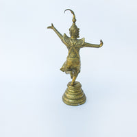 Brass Thai Dancer Statue Figure