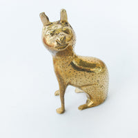 Brass Hyena Cat Cheetah