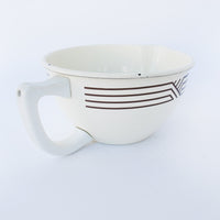 Mixing and Measuring Bowl with Spout - White, Linex Enamel, Made in Taiwan