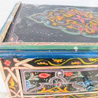 Moroccan Side End Table with Drawers