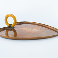 Chase Copper Tray with Bakelite Handle - Made in the USA