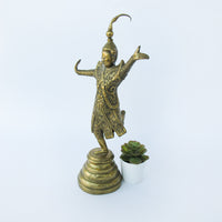 Brass Thai Dancer Statue Figure